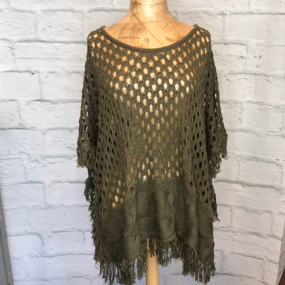 crochet poncho